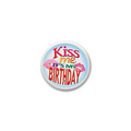 Kiss Me It's My Birthday Flashing Button